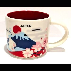 Starbucks Coffee Collector Series You Are Here Japan 14 o.z. Mugs
